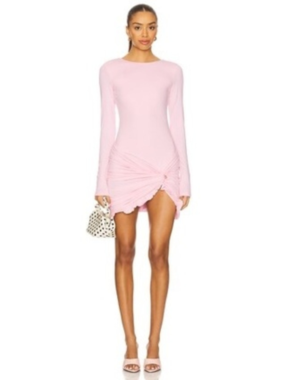 More to Come Josie Mini Dress in Baby Pink